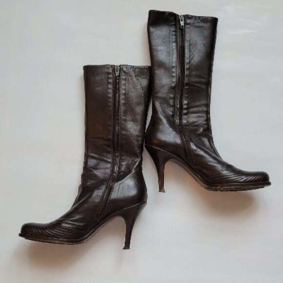 L'AUTRE CHOSE LEATHER WOMEN BOOT SIZE 38 1/2" USED - Picture 13 of 16